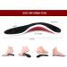 Plantar Fasciitis Relief Arch Support Insoles for Men and Women - Orthotic Shoe Inserts for Flat Feet - Shock Absorption Heel Pain Relief - Comfortable Large Size EU 40-46 - Buy Online on GoSupps.com