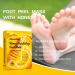 Exfoliating Foot Peel Mask with Honey, Tea Tree, Aloe Vera - 4 Pairs | For Cracked Heels Repair & Dead Skin Removal | Men & Women | Pack of 4 - Buy Online on GoSupps.com