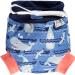Close Pop-in Newborns 0 to 3 Months Old Reusable Swim Nappy Seal to Skin Binding Soft laminate Fast Wicking Fleece Layer and Hidden Waterproof Membrane Whale Small S (Pack of 1) Whale