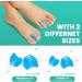 Welnove Toe Separators for Overlapping Toes & Bunions - 4 Pack (4M+4S) - Comfort & Relief for Men & Women - Buy Online on GoSupps.com