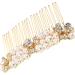 Beaupretty Accessories alloy rhinestone hair comb wedding hair accessories for brides wedding bride hair comb hair accessories for wedding golden wedding hair comb rhinestones crystal Comb - Buy Online on GoSupps.com