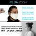 FLOWZOOM Washable Fabric Masks | Adjustable White Face Mask | Mouth & Nose Protection | Size L - International Shipping Available - Buy Online on GoSupps.com