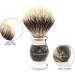 Jag Shaving Lee Razor Brush - Elegant Wooden Handle Green Horn Imitation - Perfect for Your Shaving Routine | International Shipping Available - Buy Online on GoSupps.com