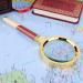 Magnifiers 5 Times The Hand-held Magnifying Glass Reading Old Children Reading Books 70mm5 Times Optical Glass Wooden Handle Class to Send Parents Reading Aids - Buy Online on GoSupps.com