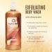 LightenUp Exfoliating Body Wash 33.8 Fl oz - Shea Butter & Papaya Exfoliating Shower Gel for Nourished Skin - Buy Online on GoSupps.com