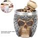 SUPYINI Men's Beard Shaving Set | Stainless Steel Bowl & Skeleton Head Brush | Premium Grooming Essentials - Buy Online on GoSupps.com