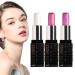 Vibhgtf Set of 3 glossy shiny abrasion-resistant and long-lasting lipsticks for the office home daily life travel Valentine's Day holidays for women.