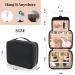 CUBETASTIC Black Travel Makeup Bag | Large Capacity Waterproof Toiletry Organizer for Women & Girls - Buy Online on GoSupps.com