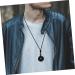 Magiclulu Crystal Necklace with Safety Buckle | Amethyst Accessories for Men & Women | Perfect Festival Supply | 3x3x1cm Black - Buy Online on GoSupps.com