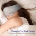 Mavogel Cotton Sleep Mask - Comfortable & Breathable Adjustable Eye Mask | Blackout Travel & Yoga Sleep Mask | Ultra-Thin & Light Design in Gray - Buy Online on GoSupps.com