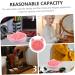 Buy 2-in-1 Makeup Brush Storage Box & Cleaner Mat - Cute Pink Silicone 11x11cm | Perfect for Sponge & Brush Care - Buy Online on GoSupps.com