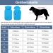 Soft & Breathable Dog Hoodie - Winter Coat for Large Dogs with Hat Bags & Linen Hole | Kickred Light Blue - Buy Online on GoSupps.com