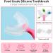 Zuzuxia Kids U-Shaped Silicone Toothbrush for Baby and Toddler - Soft and Food Grade - 360 Degree Cleaning - Buy Online on GoSupps.com