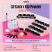 MEFA Dip Powder Nail Kit - 32 Color Dipping Powder Set for French Nail Art - Base Top Coat & Activator - Perfect for All Seasons - International Shipping Available - Buy Online on GoSupps.com