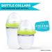 Comotomo Baby Bottle Collar Rings - 3 Pack (Green) | Compatible with 5oz and 8oz Bottles - Buy Online on GoSupps.com