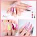 Poly Nail Gel Starter Set - 10 Color UV Gel Nail Extension Kit for Manicure & Shellac - Complete Geln gel Nail Art Set - Buy Online on GoSupps.com