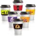 2 Paper Cups Sleeves | 24- Halloween Kraft Paper Cups Sleeves Coffee Mug Sleeve | Spooky Ghost Witch Cat Boo Sign Kraft Paper Cup Sleeve Kitchen Supplies Ytger 2 Pcs L019 - Buy Online on GoSupps.com