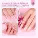 Saviland French Tip Nail Stamp Kit - 4 Reusable Stainless Steel Nail Art Stamps with Patterns | B-4PCs Nail Art Stamping Set for Perfect Manicure - Buy Online on GoSupps.com