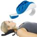 Vive Neck and Shoulder Relaxer - Chiropractic and Stretcher Support Pillow - Cervical Spine Traction Device Neckbone Muscle Tension Reliever - Pressure Relief Stiff Chronic Pain Disc Alignment Black