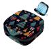 MUOOUM Christmas gingerbread pattern ladies bandage storage bag portable period bag for women teenage girls menstrual cup pocket silent pad holder color 3 4.7x6.6