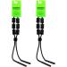SAMSFX 2PCS Floating Eyeglasses Strap with Foam Adjustable Sports Sunglass/Eyeglass/Glasses Chain Retainer Neck Cord for Swimming Water Rafting Drift Outdoor Fishing Boating  Black - Buy Online on GoSupps.com