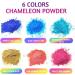 Chameleon Mica Powder - Color Changing Pigment for Epoxy, Tumblers, Nail Art, Soap Making - 6 Colors - Buy Online on GoSupps.com