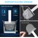 Flexer Silicone Toilet Brush and Holder - Deep Cleaning Rubber Brush for Bathroom - Gray - Buy Online on GoSupps.com