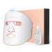 IBORRIA Led Face Mask Light Therapy Near infrared Red Light Therapy for Face Flexible Silicone Light Therapy Mask Red Light Therapy Mask for at Home Face Masks Skincare (Sleek White)
