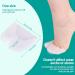 DYKOOK Covered Toe Sleeves - 2 Pairs of Cushioning Gel Toe Caps with Metatarsal Pads for Comfortable Toes, Pain Relief, and Callus Prevention - for Women & Men - Buy Online on GoSupps.com