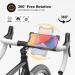 Visnfa Bike Phone Mount - Stable Cradle Clamp with 360 Rotation for iPhone Android GPS - Fits 3.5 to 6.5 inch Devices - Buy Online on GoSupps.com