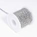 BLINGINBOX Rhinestones Chain 10 Yards SS16/4mm Crystal Glass Sew On Trim - Silver Bottom | 4mm Crystal Cup Chain for Crafts | Sparkling Rhinestone Embellishments - Buy Online on GoSupps.com