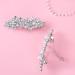 Lusofie 2Pcs Rhinestone Hair Clips Bridal Hair Clip Crystal Pearl Flower Hair Barrettes Fancy Hair Clips Wedding Accessories Hair Barrettes for Women Girls Bridal - Buy Online on GoSupps.com