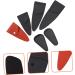 Frcolor Hairdressing Scissors Leather Case - Stylish Pocket Storage Bag for Hair Scissors - PVC Shear Box 20x7.5cm in Black & Brown - Buy Online on GoSupps.com