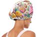 Sweet & Sweet Candy Lollipop Land Hair Towel 2 Pack - Super Absorbent Hair Drying Turbans with Button Twist Wrap for Women & Girls | Fast International Shipping - Buy Online on GoSupps.com