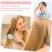 Mini Travel Hair Brush for Girls Women Boys Men Kids - Small Toddler Oval Hairbrush for All Hair Types - Pink - Buy Online on GoSupps.com