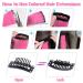 22 Inch Pink Clip-In Hair Extensions for Girls - Colorful Straight Party Highlights | 10 Pcs Hair Accessories for Women & Children - Buy Online on GoSupps.com