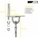 Buy Clean Sports Ceiling Holder for Boxing Bags & Sling Trainers - 400kg Stainless Steel Bracket with Carabiner Hook - International Shipping Available - Buy Online on GoSupps.com