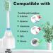 8 Pack Replacement Heads for Philips Sonicare E Series - Compatible with HX7023/64 & HX7023/30 - Optimal Cleaning & Value - Buy Online on GoSupps.com