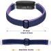3 Pack Adjustable Fitbit Inspire 2 Bands - Ethnic Blue, Arrow Green, Red | Compatible with Fitbit Inspire HR/Inspire - Soft Loop Nylon Fabric Straps for Women/Men - Buy Online on GoSupps.com