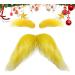 Moustache Orange - Moustache Et Sourcils Jaunes Moustachess Et Sourcils Orange Avec Adh sif Double Face | Moustachesss Blondes L g res Pour La Sc ne De F te D' v nements De Feu De De Voyage 1 g (Lot de 1) - Buy Online on GoSupps.com