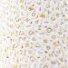 500 Pcs Acrylic Alphabet Letter Beads Gold On White Name Bracelets for Jewelry Making (goldonwhite) (goldonwhite) Gold,White