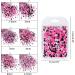 Heart Star Round Nail Art Glitter Flakes Sequins for Mani Beauty Makeup Face Body Art Decoration Style 1 - Buy Online on GoSupps.com