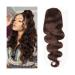 Ponytail Extension #4 Chocolate Dark Brown Ponytail Extension Brazilian Remy Hair Body Wave Drawstring Ponytail Hair Pieces Clip In Human Hair Pony Tail Extension Ponytail Hairpiece for Women (Color 10inches 100g(One square)