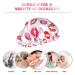 Red Pink Lip Kiss Waterproof Luxury Shower Cap for Women | Reusable Bath Hair Cap | Fashionable Elastic Shower Hat for Long, Short, Curly Hair - Color 9 - Buy Online on GoSupps.com