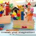 WISYOK 120 Pcs 5.9 Inch Wood Craft Sticks - Ideal for Kids Handicraft and Craft Projects - Buy Online on GoSupps.com