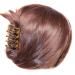 Parcelona French Crab Interlocking Savana Light Shell Medium Celluloid Hair Clips - Sturdy Hold for Women and Girls - Made in France - Buy Online on GoSupps.com