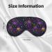 Multi-Colored Spiders Adjustable Sleep Mask | Double-Sided Eye Covers for Perfect Shading & Eye Edema Relief - Soft & Comfortable - Buy Online on GoSupps.com