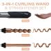 Blenci Interchangeable Curling Wand Set - Professional Hair Styling Gift Bundle - Buy Online on GoSupps.com