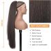 PORSMEER 30 Inch Yaki Straight Drawstring Ponytail Clip In Extensions for Women Kinky Straight Pony Tail Extensions Hair Extensions Ponytail (Natural black) - Buy Online on GoSupps.com