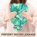 NAANLE 2L Transparent Hot Water Bottle - Green Palm Leaf Design for Back Pain Relief Hand & Foot Warmer Neck Warmth & Cold Therapy - Buy Online on GoSupps.com